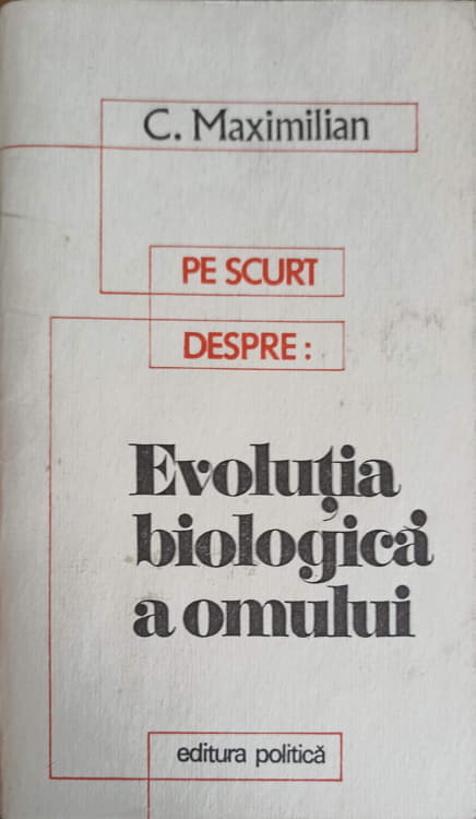 Evolutia Biologica A Omului