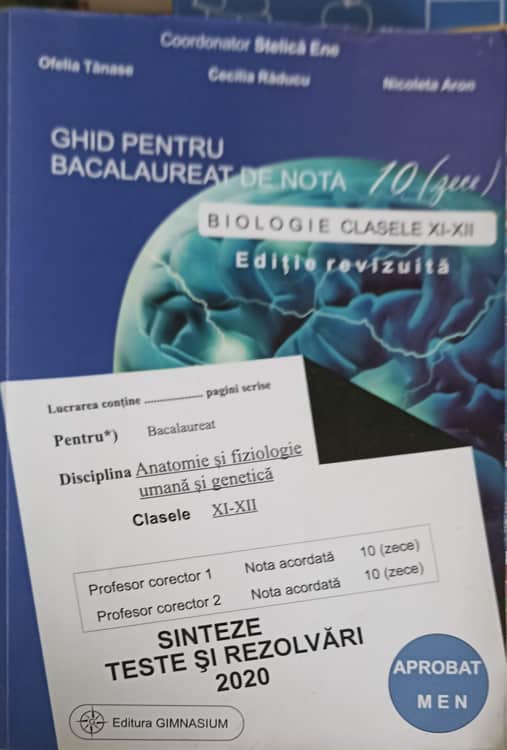 Ghid Pentru Bacalaureat De Nota 10, Biologie Clasele Xi-xii