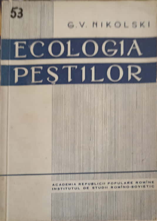 Vezi detalii pentru Ecologia Pestilor