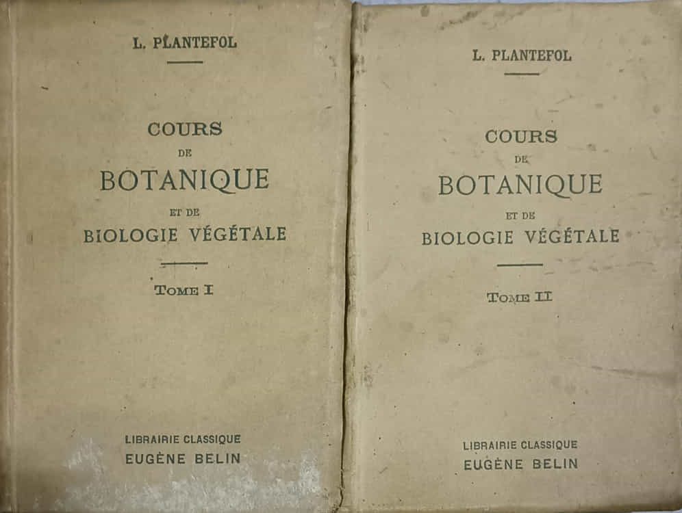 Cours De Botanique Et De Biologie Vegetale Vol.1-2