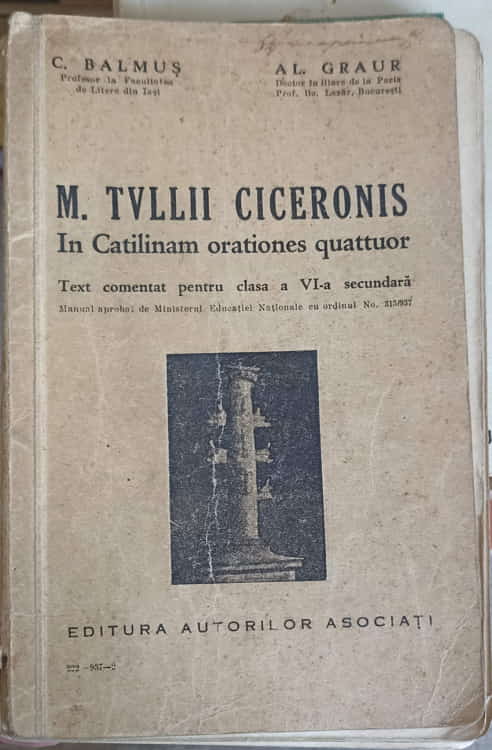 M. Tullii Ciceronis. In Catilinam Orationes Quattuor