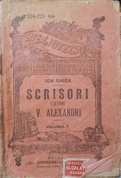 Scrisori Catre V. Alexandri Vol.1