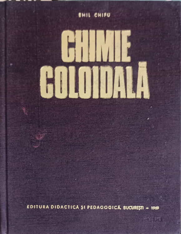 Vezi detalii pentru Chimie Coloidala