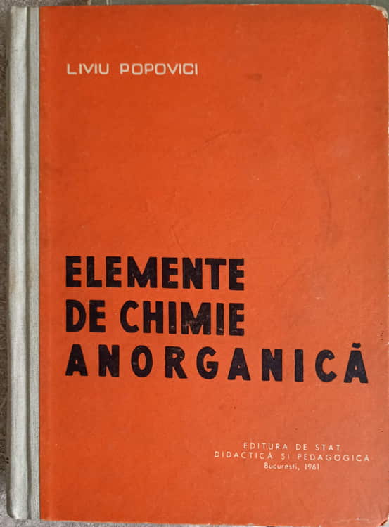 Elemente De Chimie Anorganica