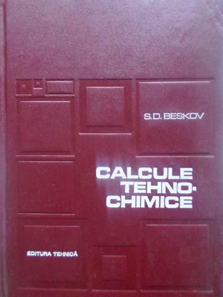 Vezi detalii pentru Calcule Tehno-chimice