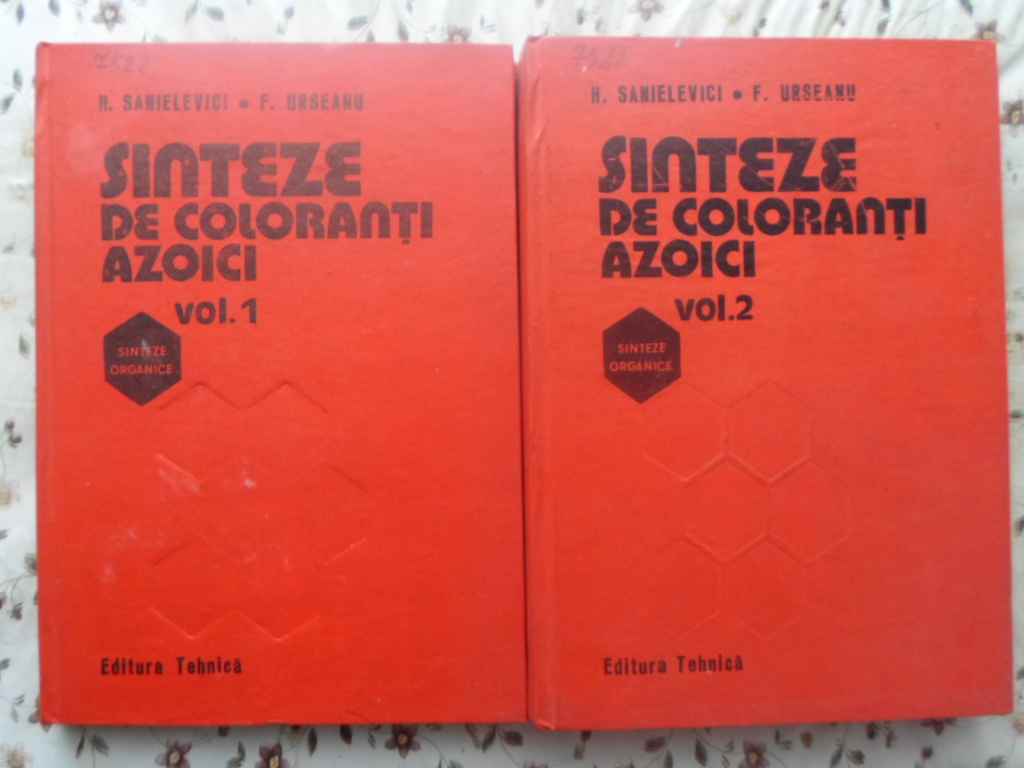 Vezi detalii pentru Sinteze De Coloranti Azoici Vol.1-2