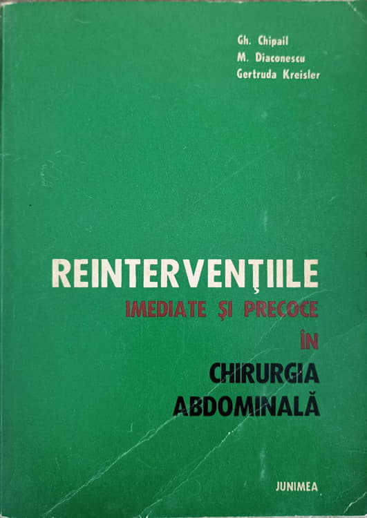 Reinterventiile Imediate Si Precoce In Chirurgia Abdominala