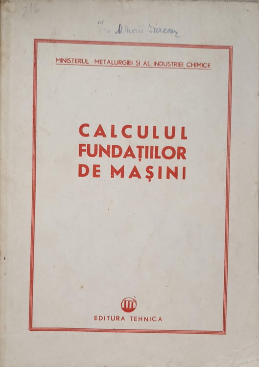 Vezi detalii pentru Calculul Fundatiilor De Masini