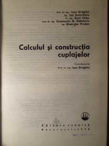 Vezi detalii pentru Calculul Si Constructia Cuplajelor