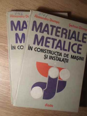 Materiale Metalice In Constructia De Masini Si Instalatii Vol.1-2