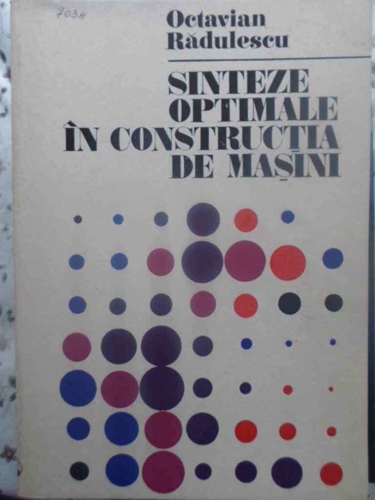 Sinteze Optimale In Constructia De Masini