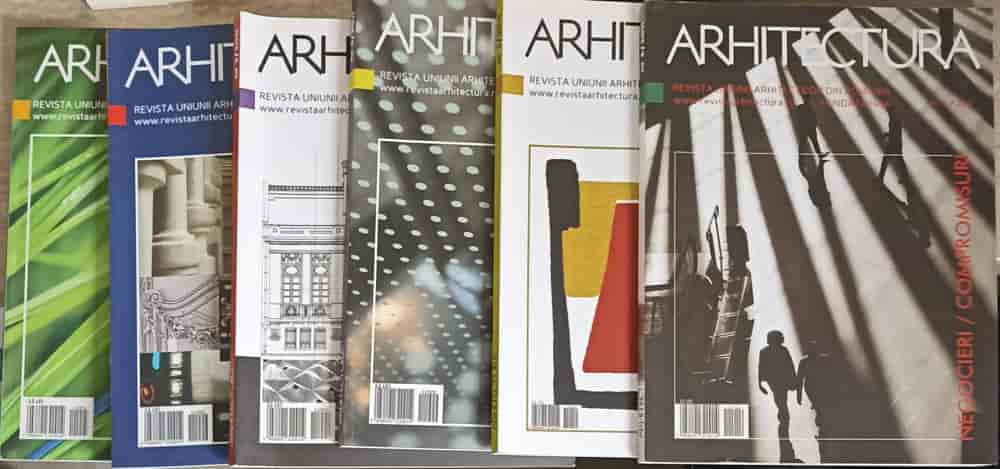 Lot 6 Reviste Arhitectura Anul 2011 (nr.1-6)