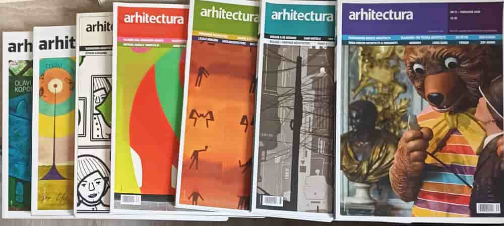 Lot 7 Reviste Arhitectura Anul 2009 (februarie - Iunie, Septembrie, Noiembrie)