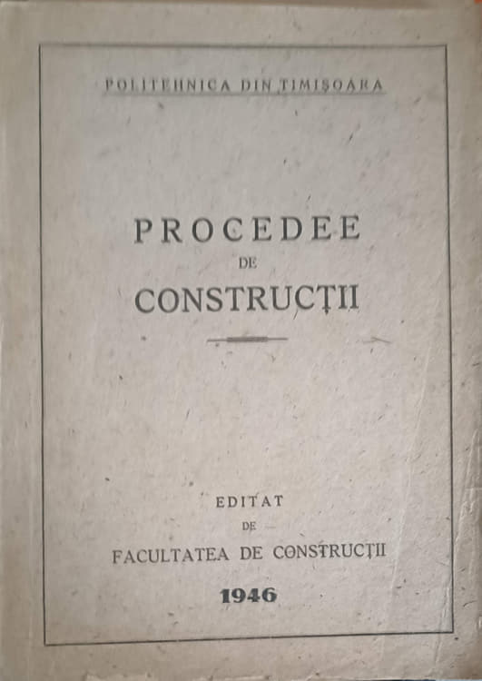 Vezi detalii pentru Procedee De Constructii