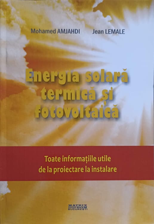 Energie solara termica si fotovoltaica