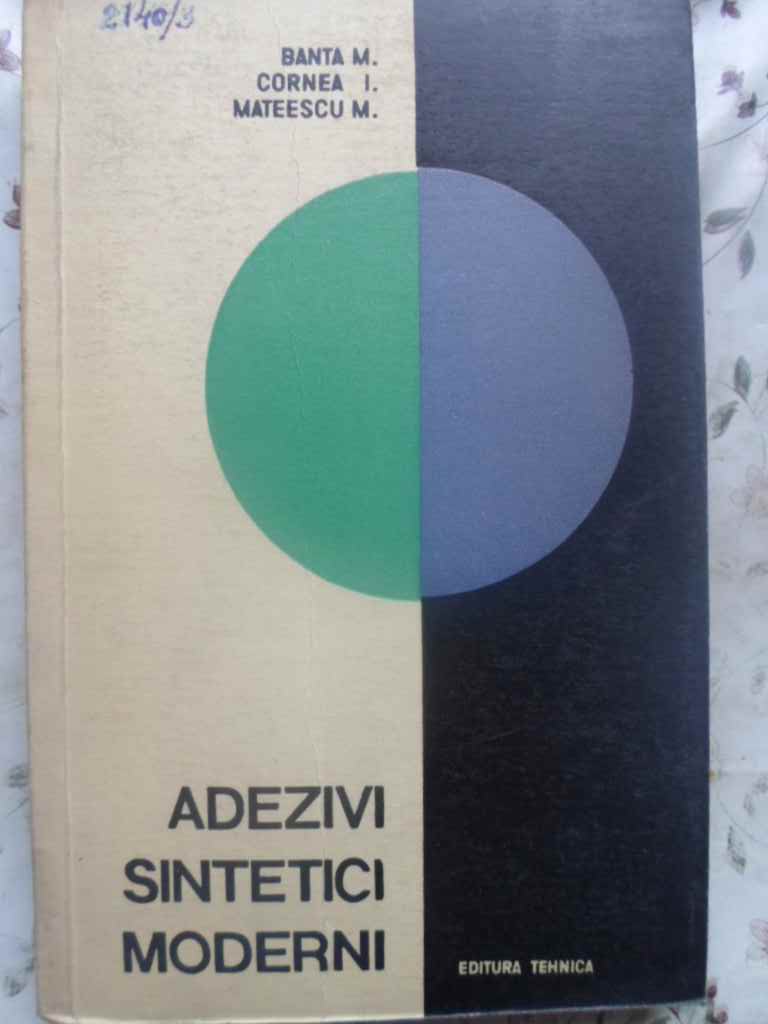 Adezivi Sintetici Moderni