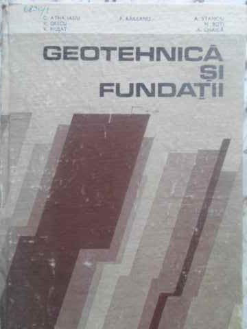 Vezi detalii pentru Geotehnica Si Fundatii