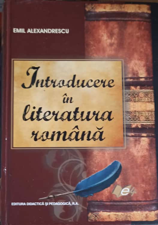 Introducere In Literatura Romana