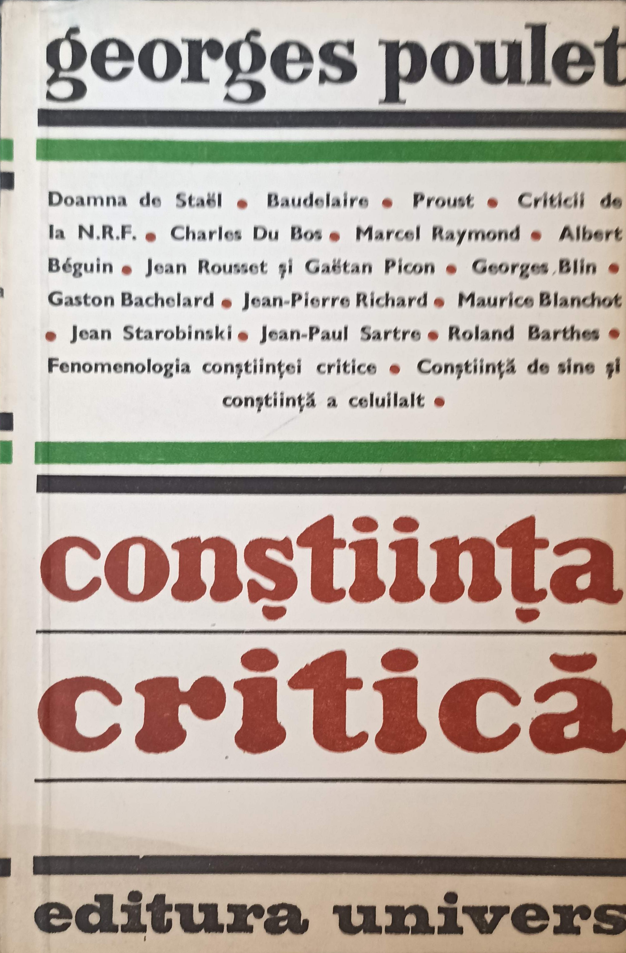 Vezi detalii pentru Constiinta Critica