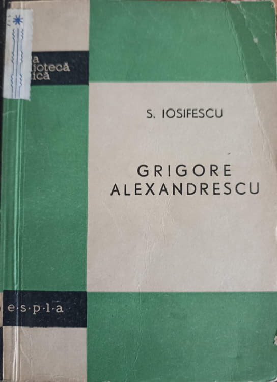 Vezi detalii pentru Grigore Alexandrescu