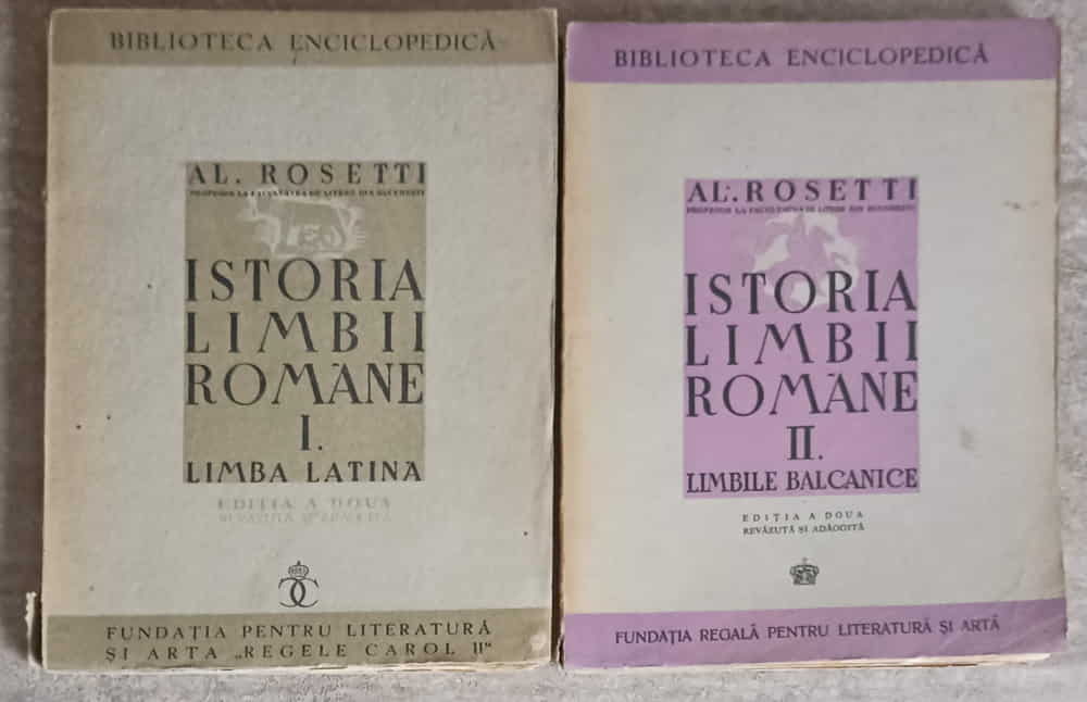 Istoria limbii romane vol.1-2 limba latina, limbile balcanice