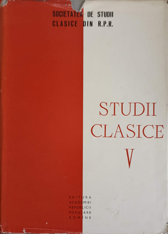 Studii Clasice V