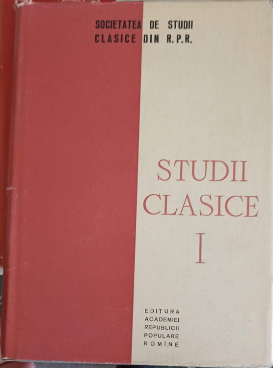 Studii Clasice I