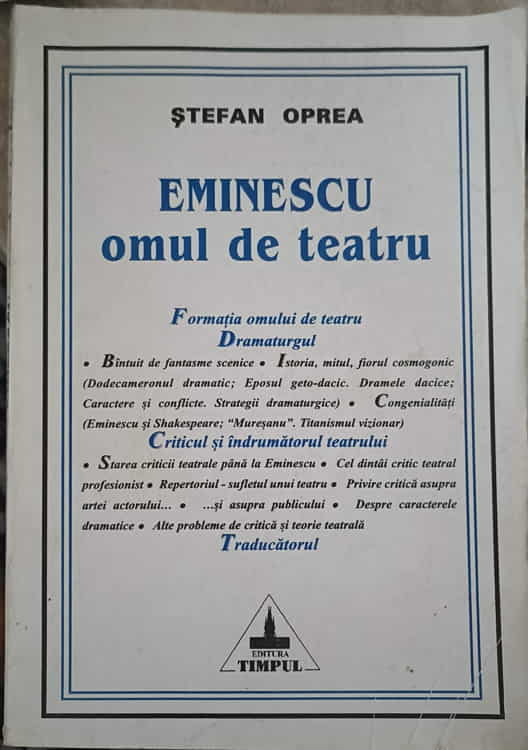 Eminescu Omul De Teatru