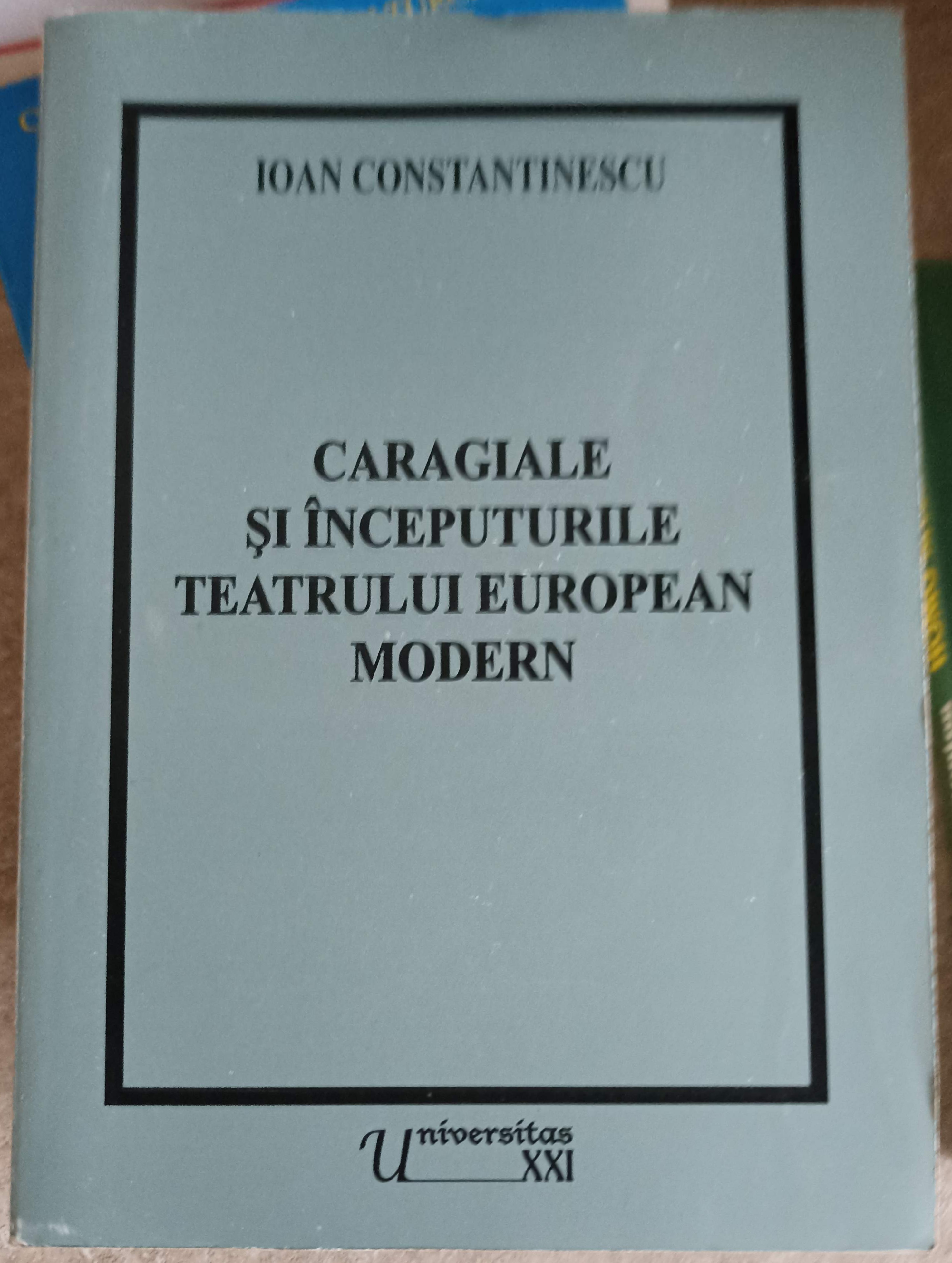 Caragiale Si Inceputurile Teatrului European Modern