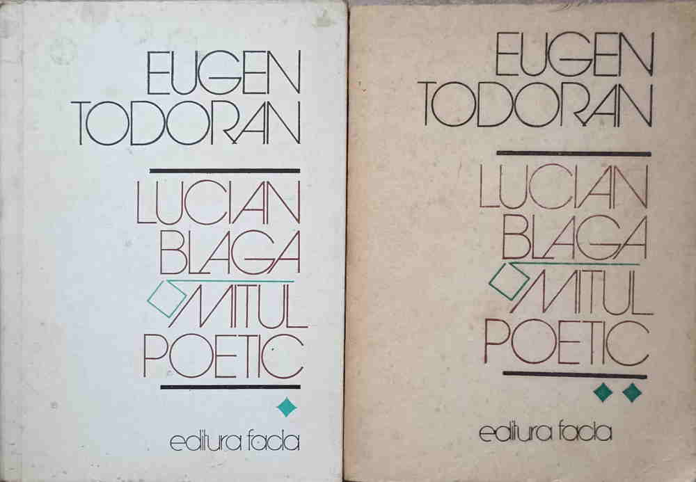 Vezi detalii pentru Lucian Blaga Mitul Poetic Vol.1-2