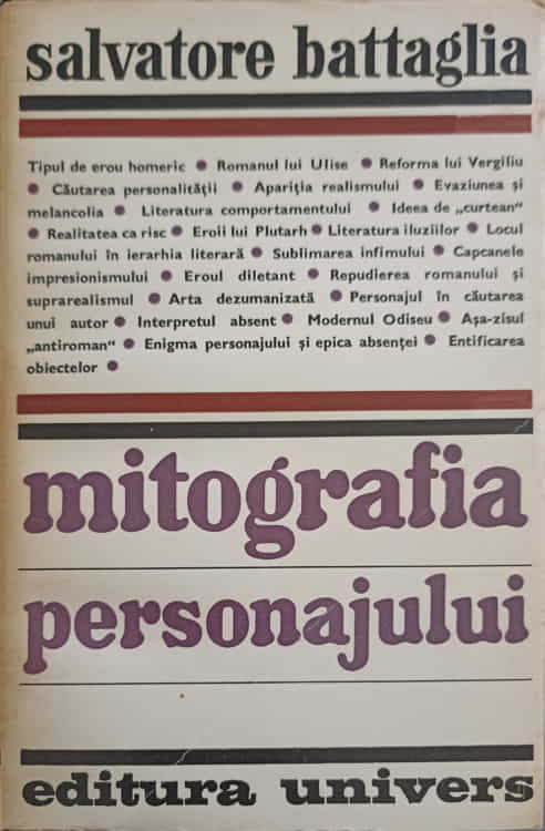 Vezi detalii pentru Mitografia Personajului