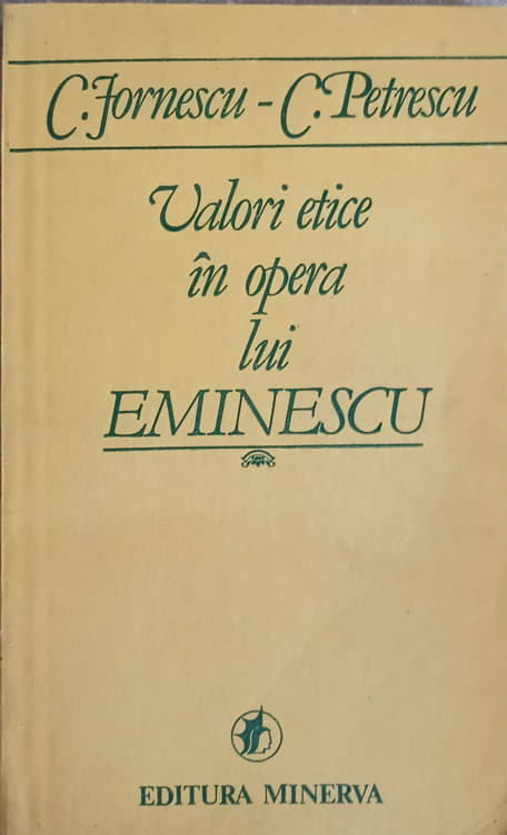 Valori Etice In Opera Lui Eminescu