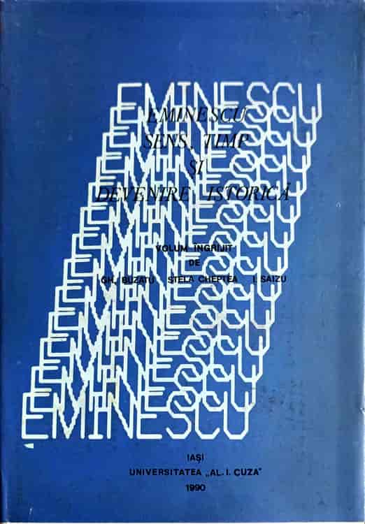 Eminescu: Sens, Timp Si Devenire Istorica Iv 2