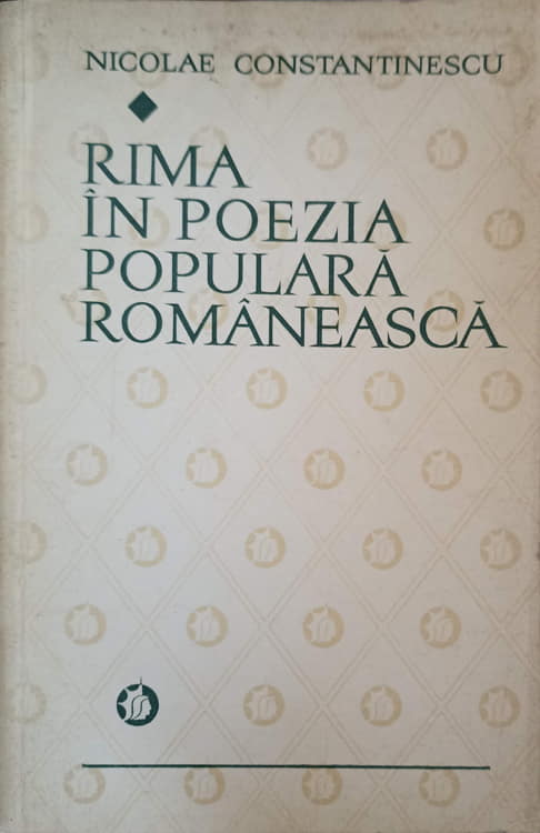 Rima In Poezia Populara Romaneasca