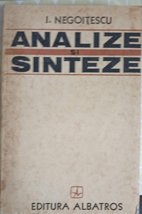 Analize Si Sinteze