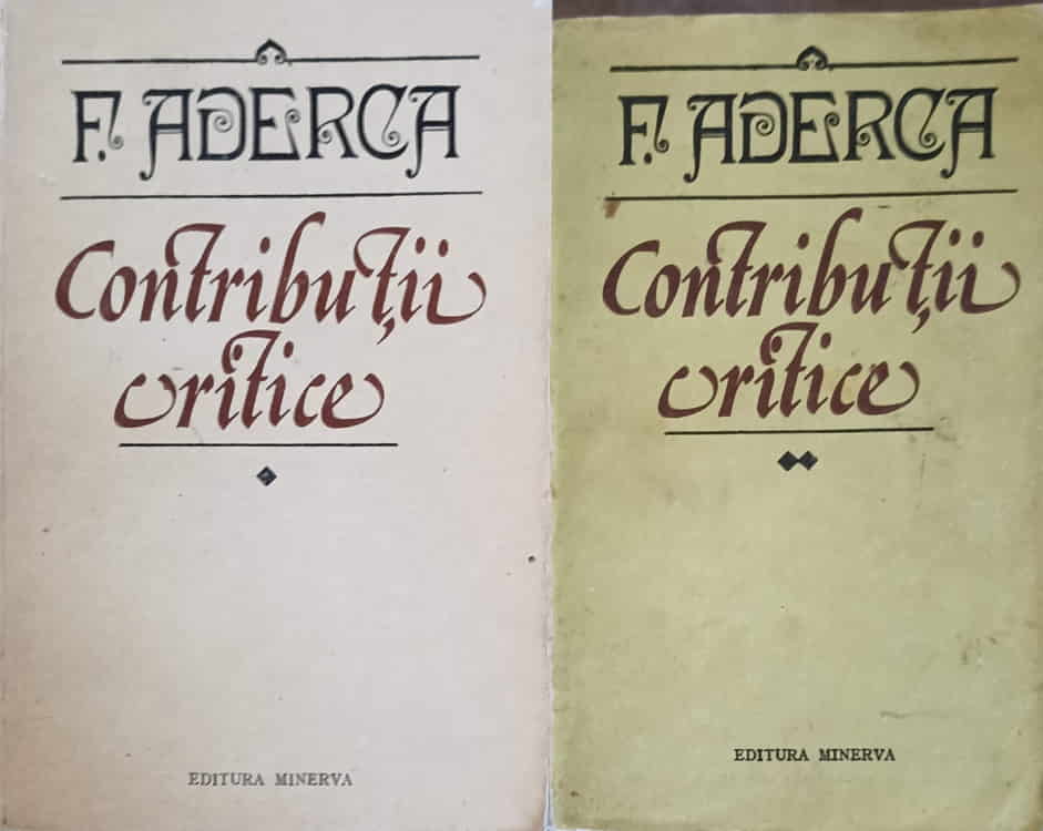 Contributii Critice Vol.1-2