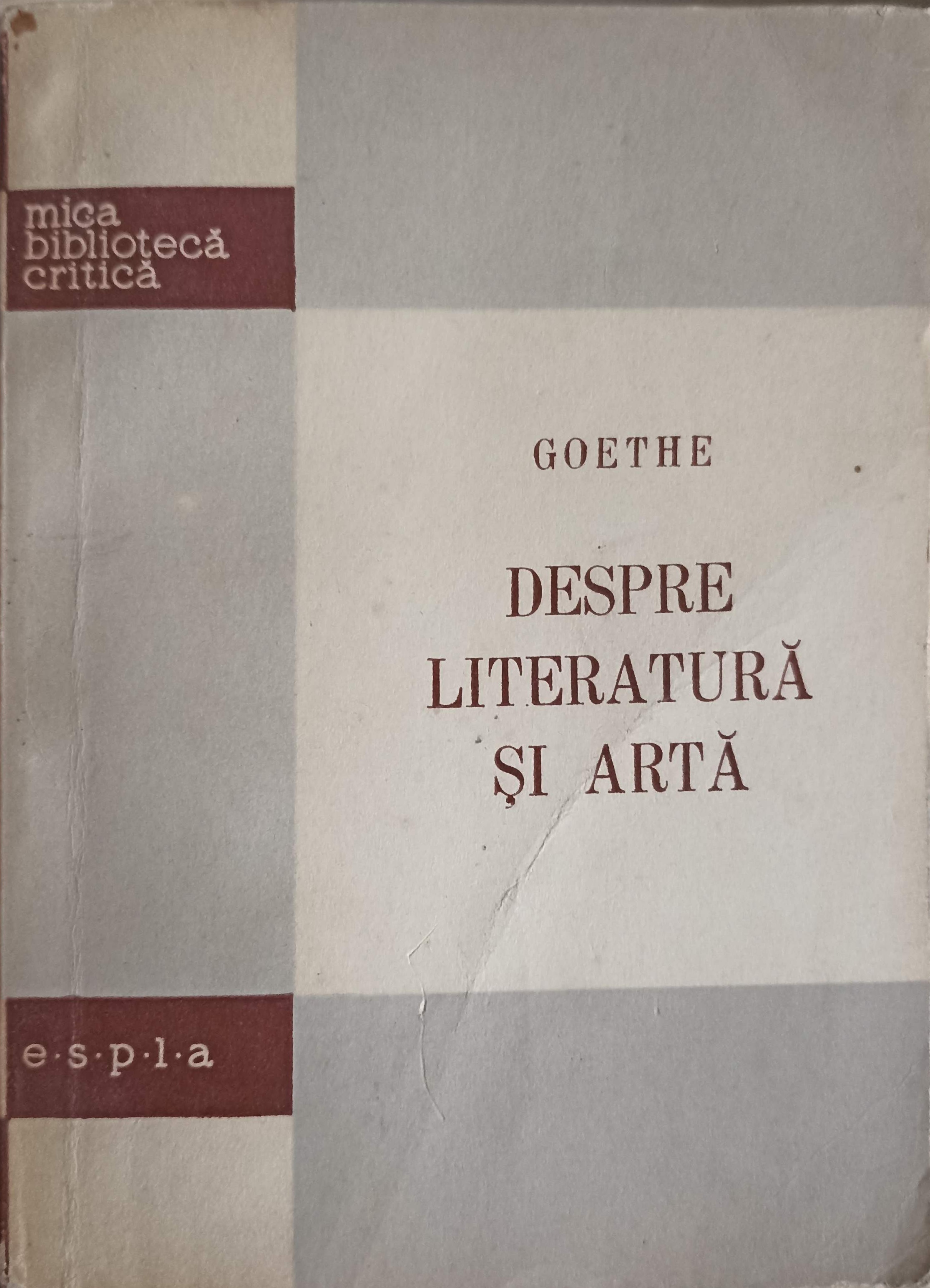 Vezi detalii pentru Despre Literatura Si Arta