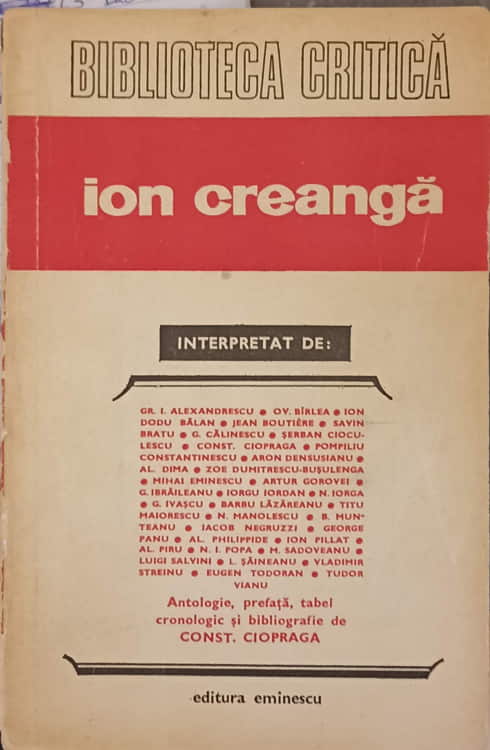 Ion Creanga Interpretat