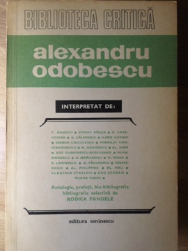 Alexandru Odobescu Interpretat