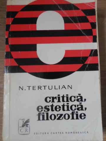 Critica, Estetica, Filozofie