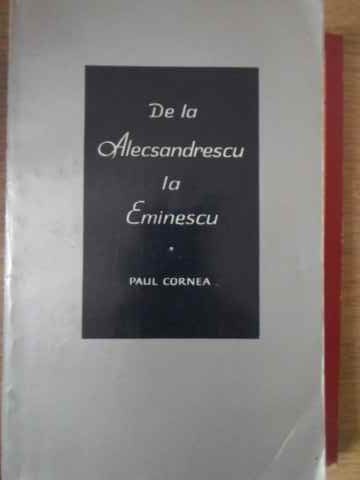 De La Alecsandrescu La Eminescu