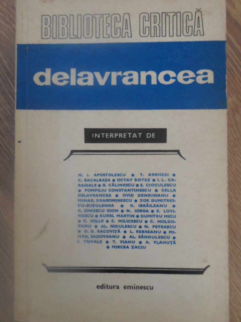 Vezi detalii pentru Delavrancea Interpretat