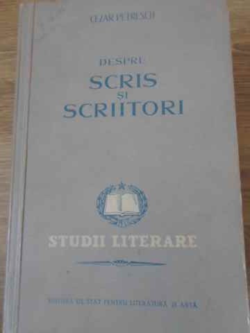 Vezi detalii pentru Despre Scris Si Scriitori. Eseuri