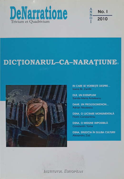 Dictionarul-ca-naratiune Anul 1, No.1, 2010