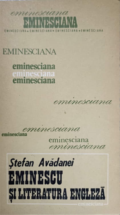 Eminescu Si Literatura Engleza