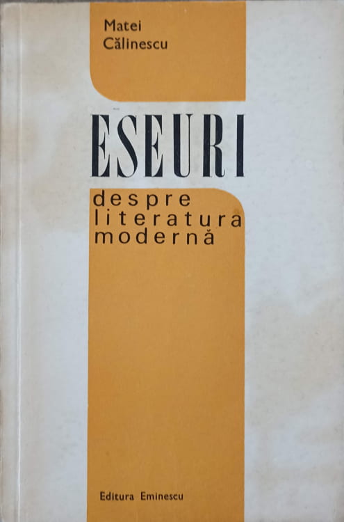 Eseuri Despre Literatura Moderna