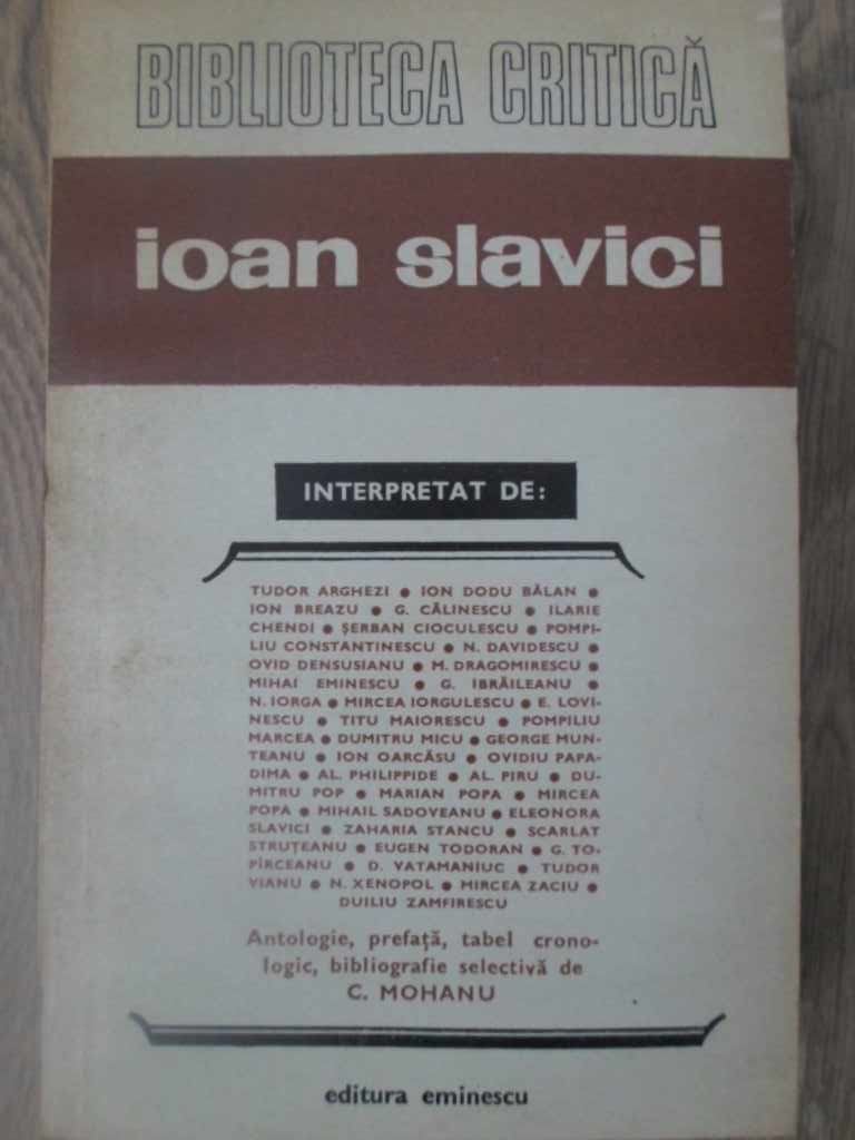 Vezi detalii pentru Ioan Slavici Interpretat