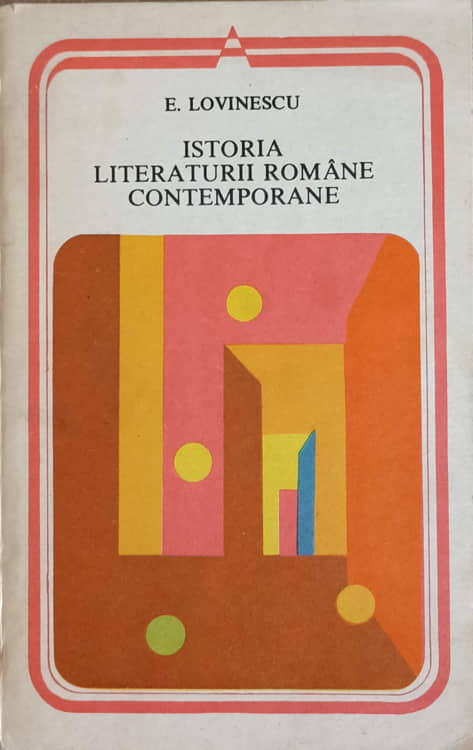 Istoria Literaturii Romane Contemporane