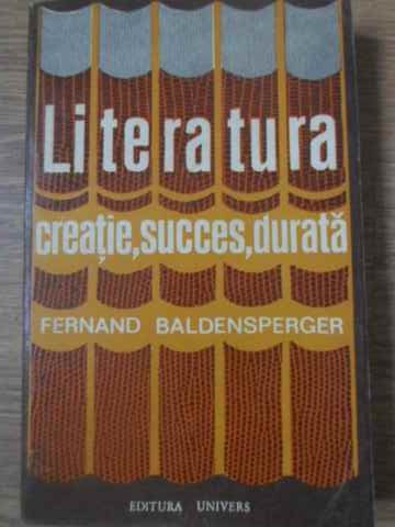 Vezi detalii pentru Literatura Creatie, Succes, Durata