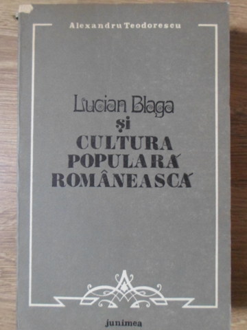 Vezi detalii pentru Lucian Blaga Si Cultura Populara Romaneasca